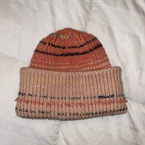 Anthropologie Peachy Pink Knit Hat